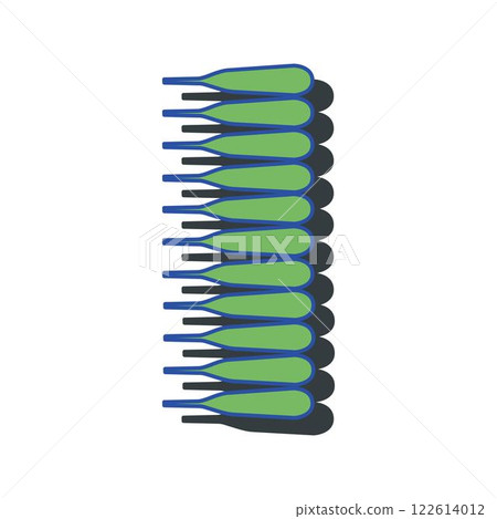 Art Wind Initial Caps Font Capital Letter I vector design 122614012