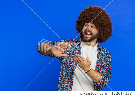 Man showing wasting throwing sharing money more tips big profit winning lottery jackpot shopping Man showing wasting throwing sharing money more tips big profit winning lottery jackpot shopping 122614138