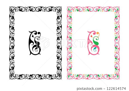 Vintage traditional realistic frames set on white background isolated vector illustration Vintage traditional realistic frames set on white background isolated vector illustration 122614574