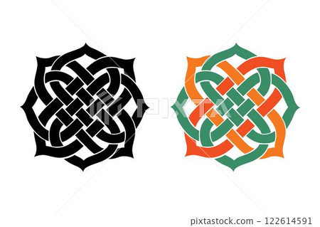 Vintage floral calligraphic floral vignette scroll corners ornamental design elements black set isolated vector 122614591