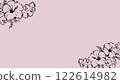 Muted colors and ink-drawn hibiscus 122614982