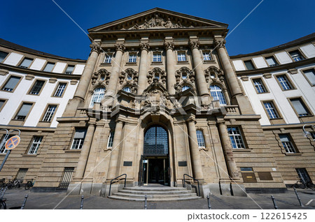 Main entrance to the historic court building of the Cologne Higher Regional Court Main entrance to the historic court building of the Cologne Higher Regional Court 122615425