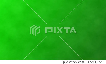 Dark smoke on a green screen, chroma key background. 3d illustration 122615720