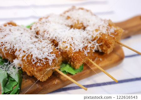 [Food] Kushikatsu, a specialty of Osaka 122616543