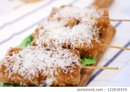[Food] Kushikatsu, a specialty of Osaka 122616558