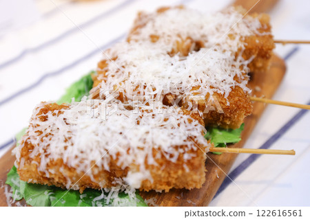 [Food] Kushikatsu, a specialty of Osaka 122616561