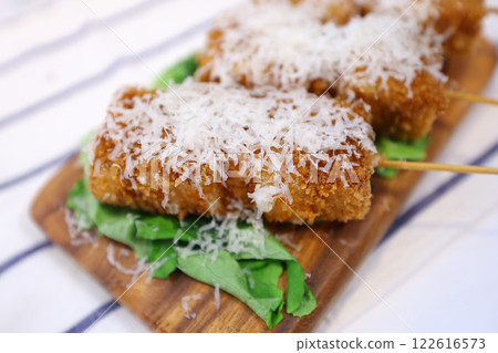 [Food] Kushikatsu, a specialty of Osaka 122616573