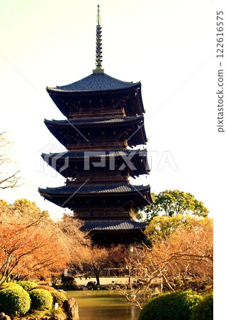 京都府東寺/五層塔(國寶)京都市南區九條町 2022 年 2 月 京都府東寺/五層塔(國寶)京都市南區九條町 2022 年 2 月 122616575