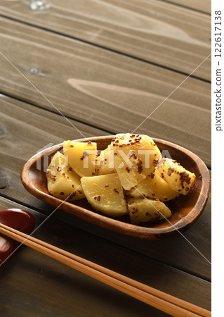 Potatoes with grain mustard and mayonnaise Potatoes with grain mustard and mayonnaise 122617138