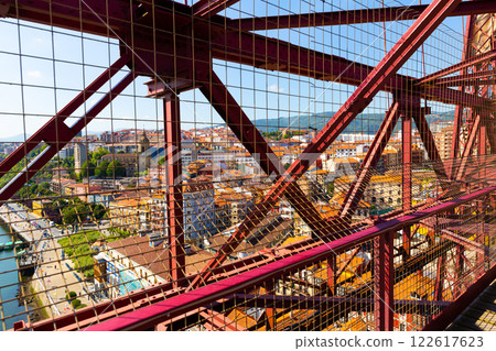 Iron constructions of Vizcaya suspension Bridge 122617623