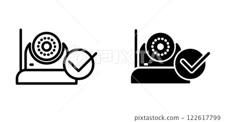 CCTV icon design template CCTV icon design template 122617799