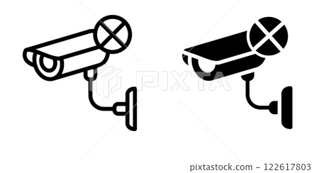 CCTV icon design template CCTV icon design template 122617803