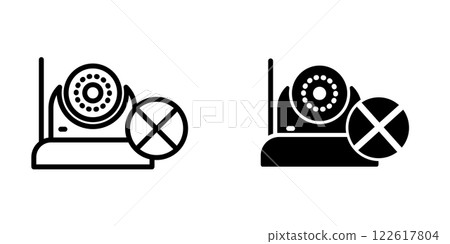 CCTV icon design template CCTV icon design template 122617804