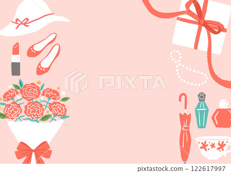 Mother's Day image frame illustration 122617997