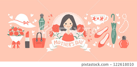 Mother's Day image illustration design 122618010