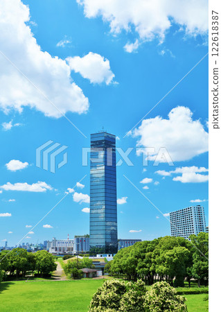 Chiba Port Tower in Chiba Prefecture Aozora 122618387