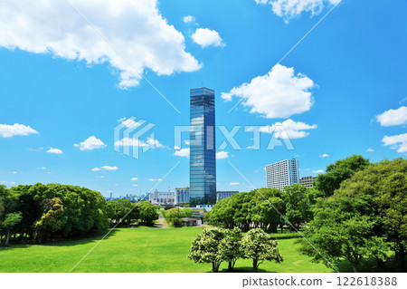 Chiba Port Tower in Chiba Prefecture Aozora 122618388