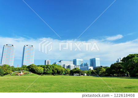 千葉縣海濱幕張、幕張海濱公園的風景 千葉縣海濱幕張、幕張海濱公園的風景 122618408