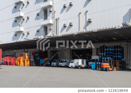 Logistics warehouse Logistics warehouse 122618649