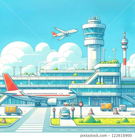 機場和飛機 122618900