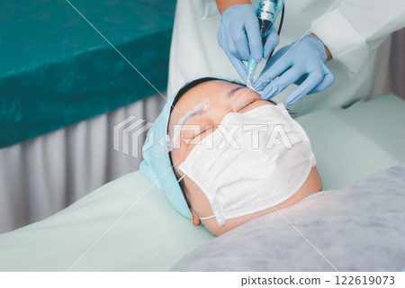 Eyebrow tattoo clinic or Eyebrow embroidery clinic 122619073