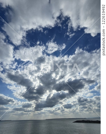 Winter sky in Ishigaki Island, Okinawa Prefecture Winter sky in Ishigaki Island, Okinawa Prefecture 122619492