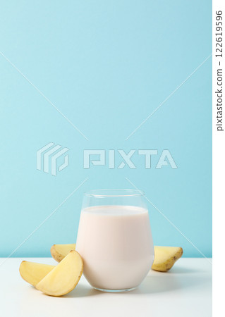 Potato milk, concept of fresh and healthy drink 122619596