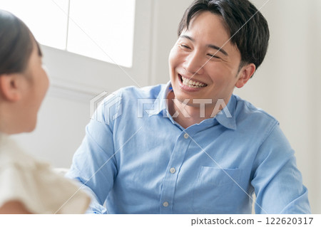 Daddy and his 9 year old daughter Daddy and his 9 year old daughter 122620317