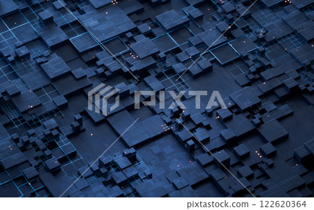 blue, grid, technical 122620364