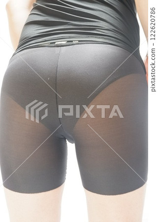 Young woman before dieting Young woman before dieting 122620786