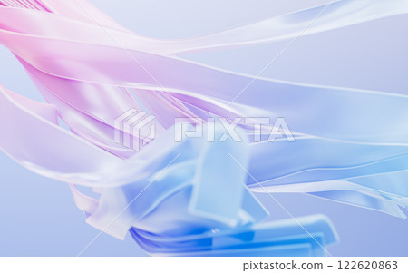 3d, transparent, fabric 122620863