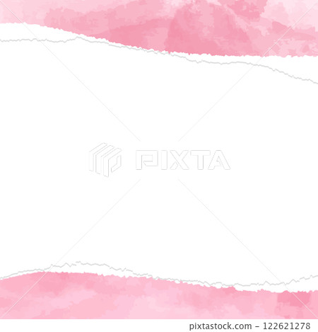 撕紙框、水彩顏色、背景材質、正方形 撕紙框、水彩顏色、背景材質、正方形 122621278