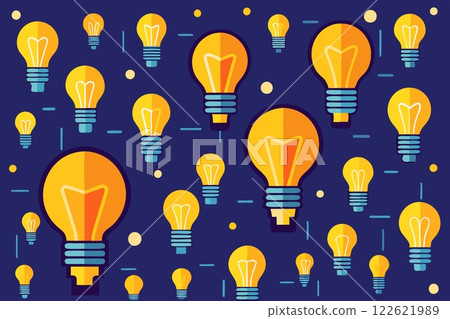 Lighting yellow.Electric lamps provide light in blue evening 122621989
