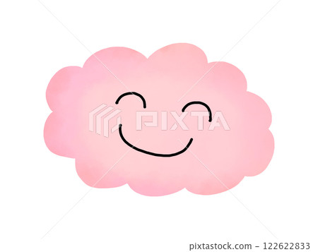 大腦：健康活躍狀態下的微笑粉紅大腦 122622833