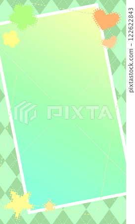 淺綠色波普照片風格垂直背景素材 9:16 122622843