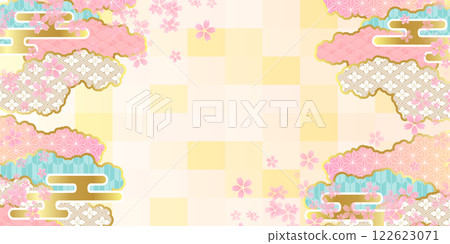 Sakura spring background paper background Sakura spring background paper background 122623071