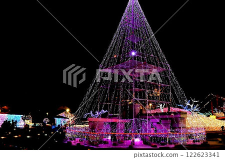 Christmas illuminations at Chiryu Shinchi Dream Park Christmas illuminations at Chiryu Shinchi Dream Park 122623341