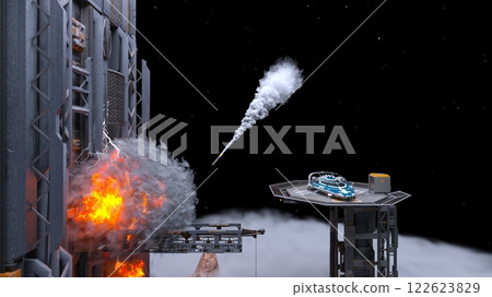 太空船機庫受到攻擊 122623829