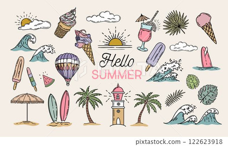 pattern, seamless, tropical 122623918
