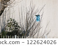 Winter Shadows and Blue Window 122624026