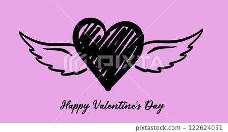 heart, feather, vector 122624051
