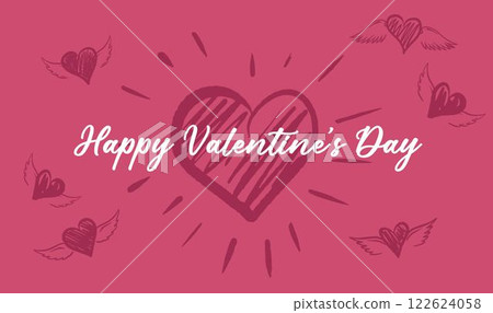 valentines day, heart, feather 122624058