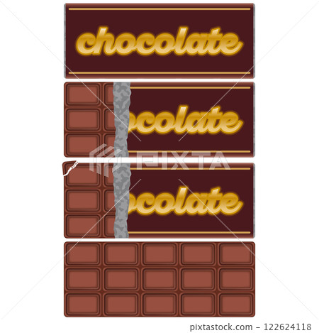 chocolate bar milk illustration valentine chocolate bar milk illustration valentine 122624118