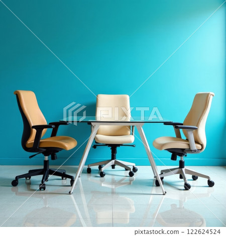 Stylish Modern Office Workspace Stylish Modern Office Workspace 122624524