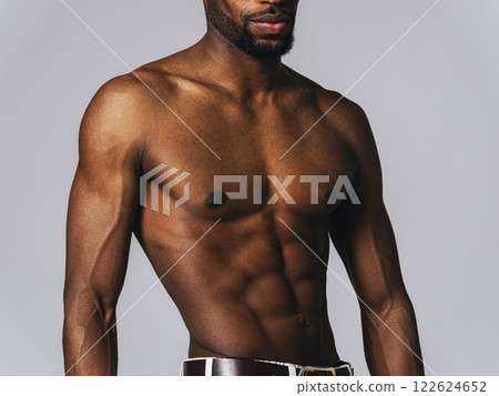 Male toned upper body muscles Male toned upper body muscles 122624652