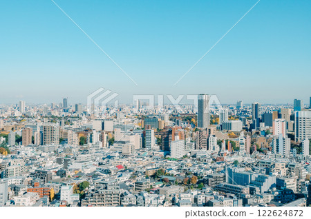 Winter cityscape of Tokyo Winter cityscape of Tokyo 122624872
