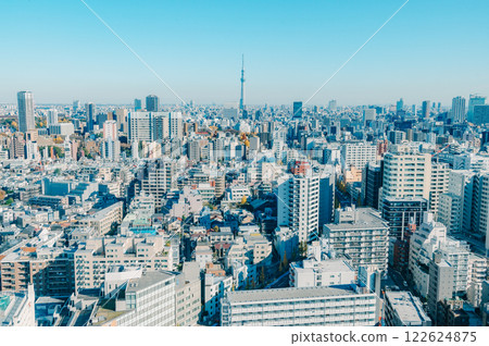 Winter cityscape of Tokyo Winter cityscape of Tokyo 122624875