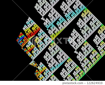 Imaginatory fractal abstract background Image 122624910