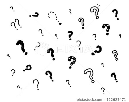 Random question marks background Random question marks background 122625471