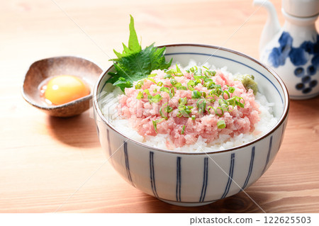 Negitoro on a bowl 122625503